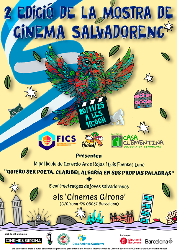 Cartell mostra cinema salvadorenc BCN 2025